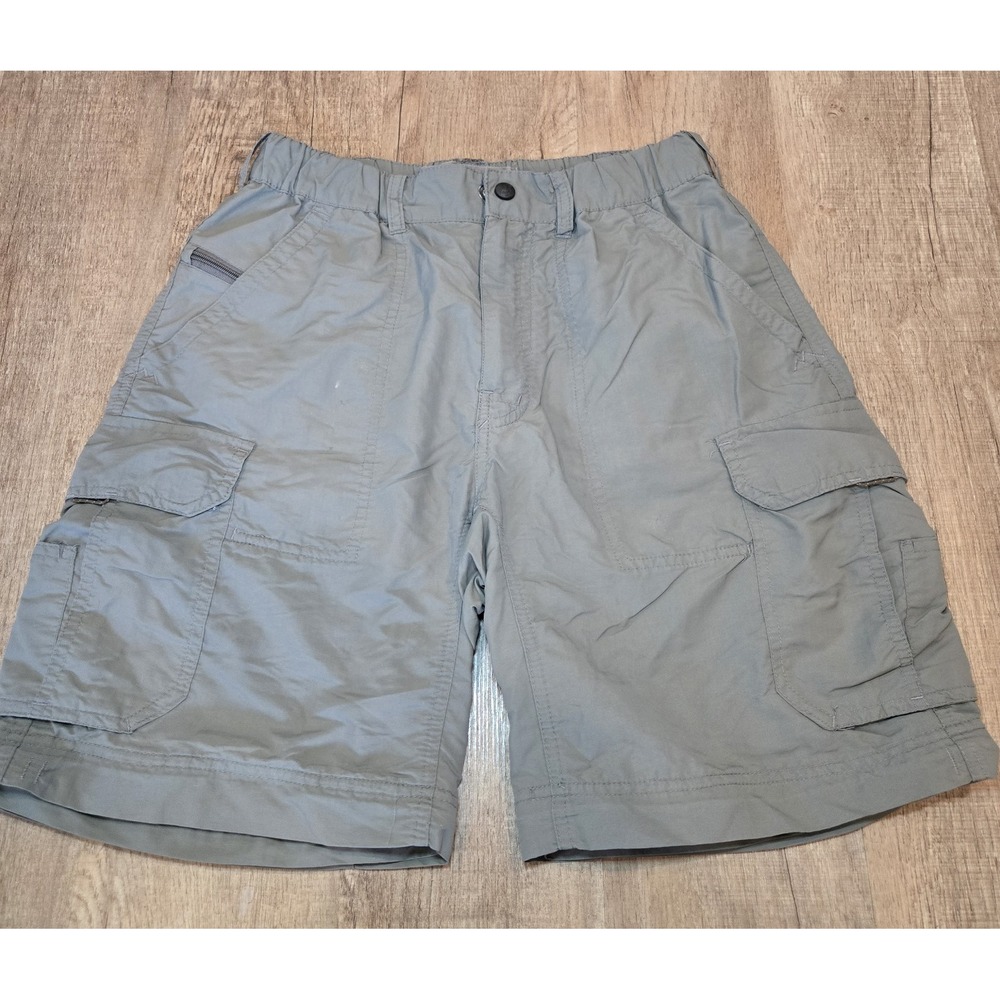 REI Cargo Shirts Mens 30L Gray Outdoors Hiking Nylon Elastic Waist Pocket‎ Light